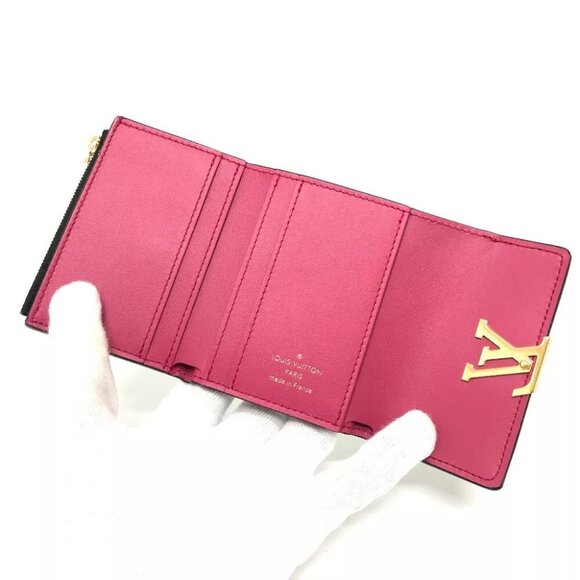 LOUIS VUITTON Bicolor Portefeuille-Capucines XS Compact Trifold wallet - Picture 4 of 15